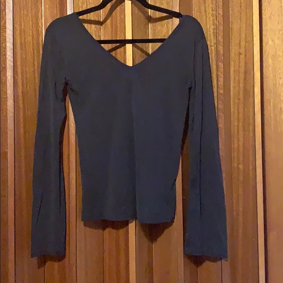 Silence and Noise Deep V Long Sleeve Shirt - Picture 6 of 6